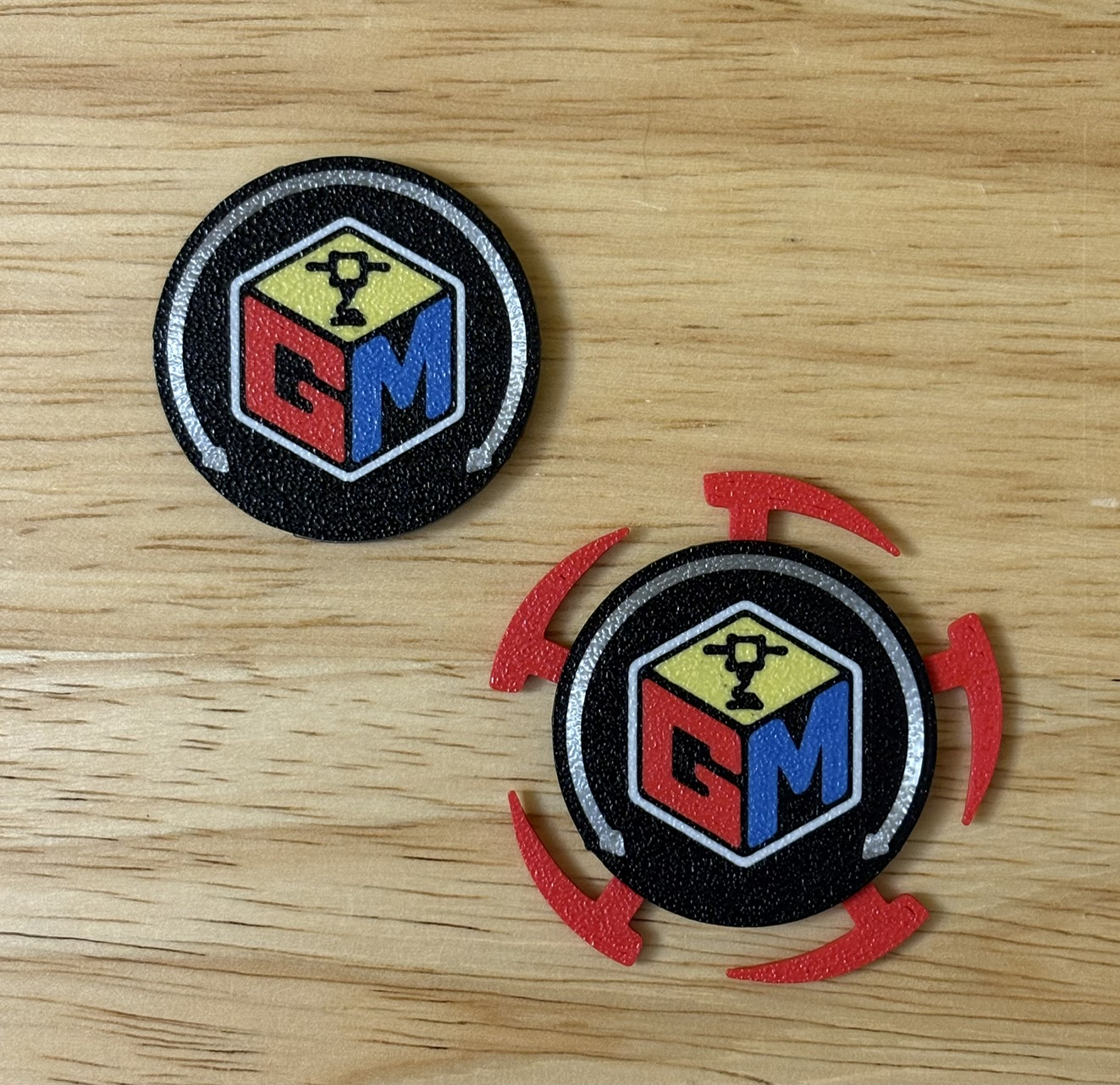 Geek Me 3D Maker Chip shown closed and opened